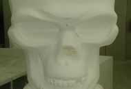 Объемная фигура черепа с костями для ООО «Модуль-Про» — на стадии изготовления 7