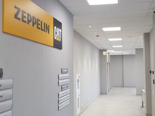 Изготовление рекламных конструкций для офиса «Zeppelin Cat»